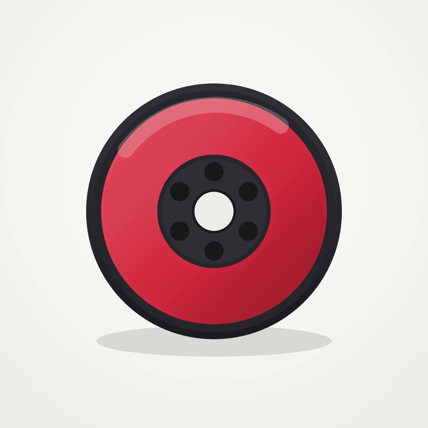 Filament spool — Cherry Red